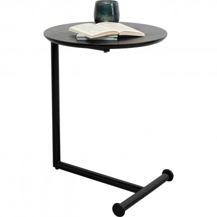 Table d'appoint Easy Living noire bois Kare Design