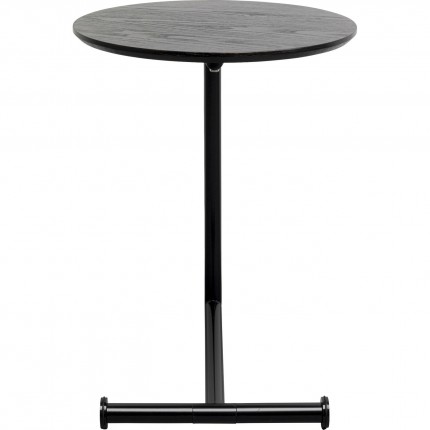 Table d'appoint Easy Living noire bois Kare Design