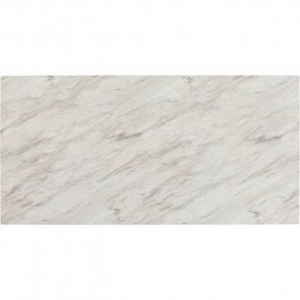 Table Artistico marbre blanc 200x100cm Kare Design