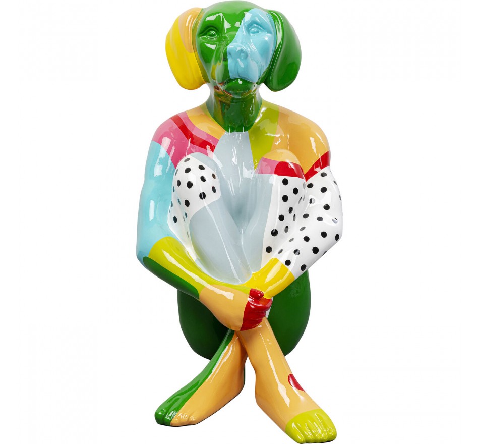 Déco chien pois XL 80cm Kare Design Déco chien pois XL 80cm Kare Design