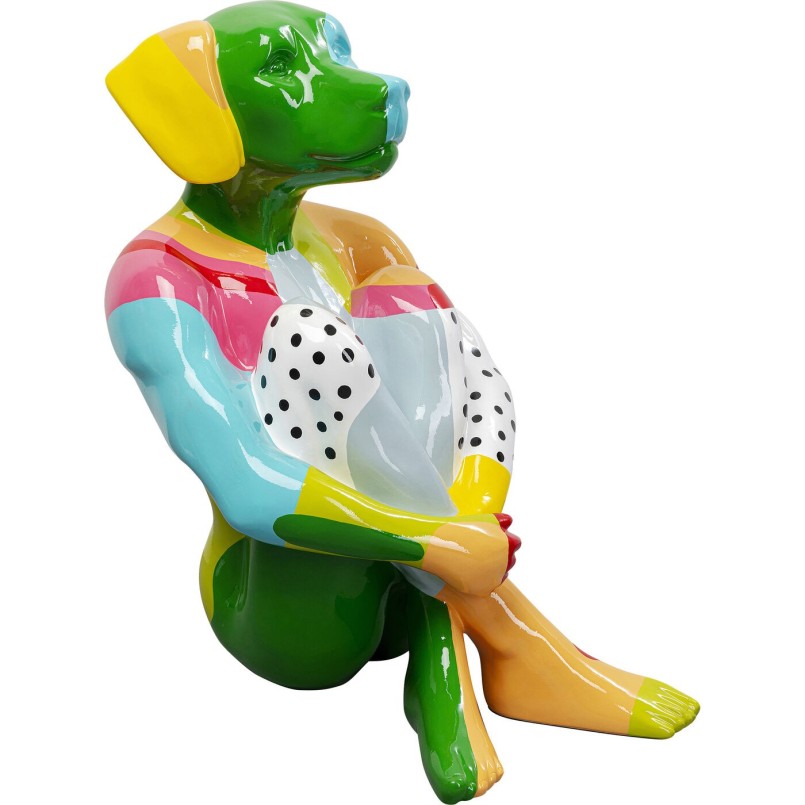 Figurine décorative Gangster Dog colore 80cm