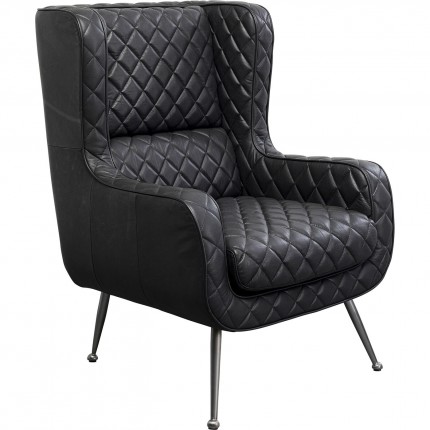 Fauteuil Nona noir Kare Design
