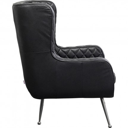 Fauteuil Nona noir Kare Design