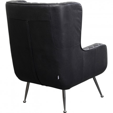 Fauteuil Nona noir Kare Design