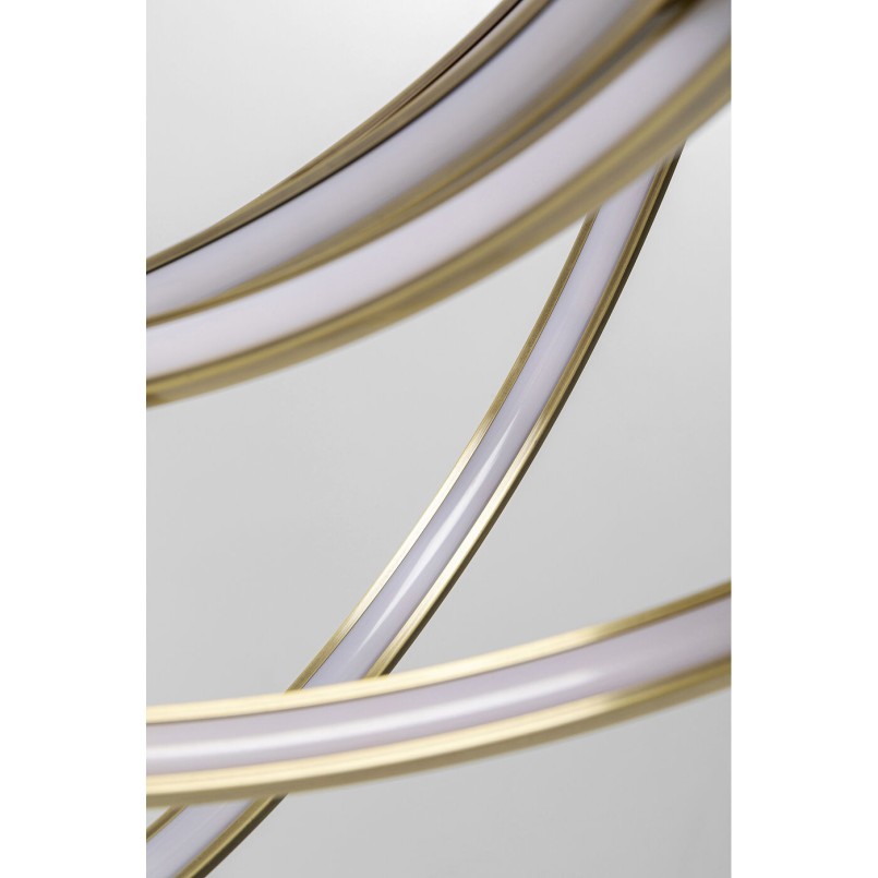 Suspension contemporaine dorée - Saturn - Kare Design