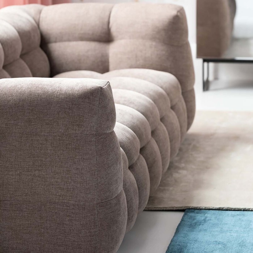 Grey fabric sofa - Salamanca - Kare Design