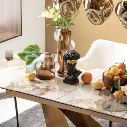 Vase en relief en verre marron - Cripy - Kare Design