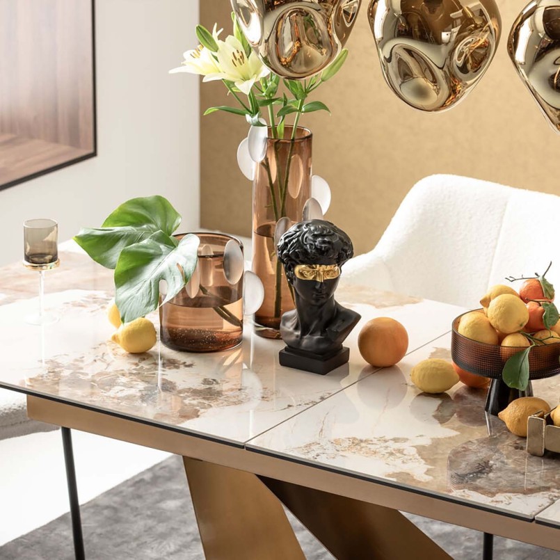Brown glass relief vase - Cripy - Kare Design