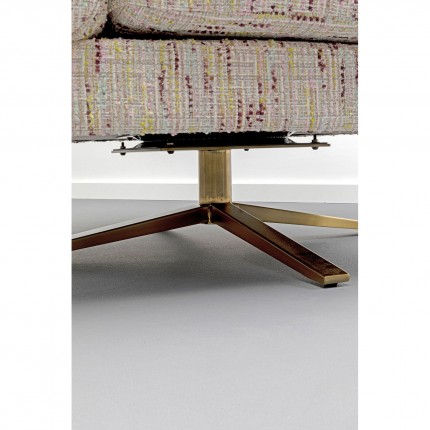 Fauteuil pivotant Janno pastel Kare Design