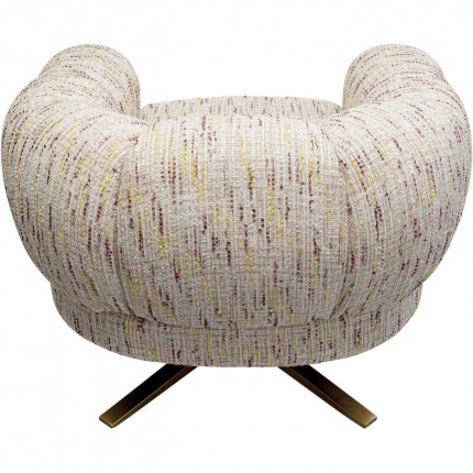 Fauteuil pivotant Janno pastel Kare Design