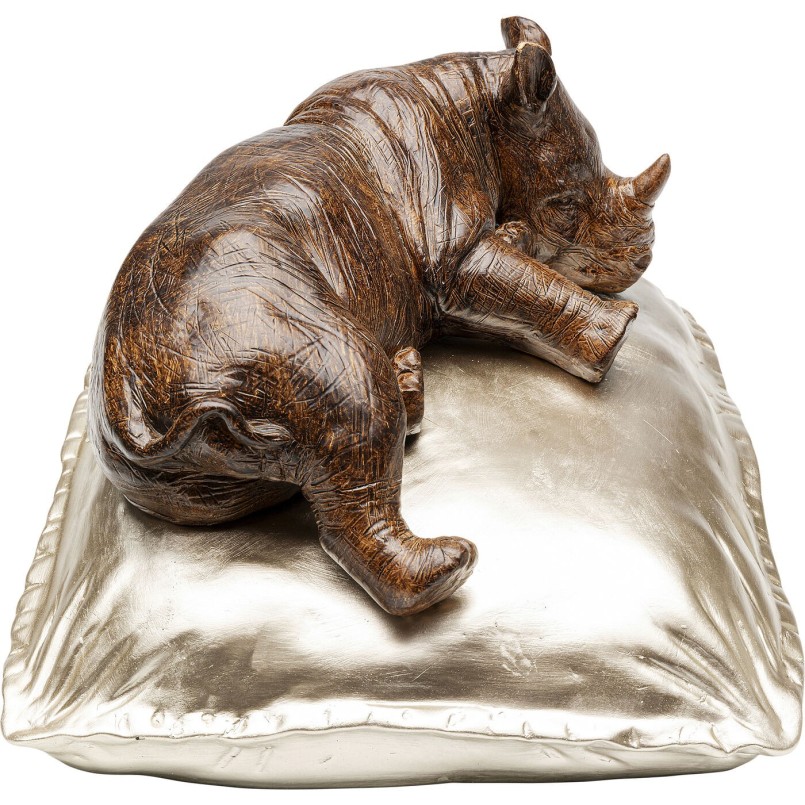 Figurine décorative Sleeping Rhino 37cm