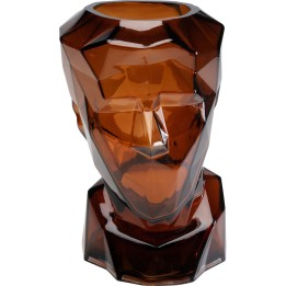 Vase Prisma Face marron 30cm