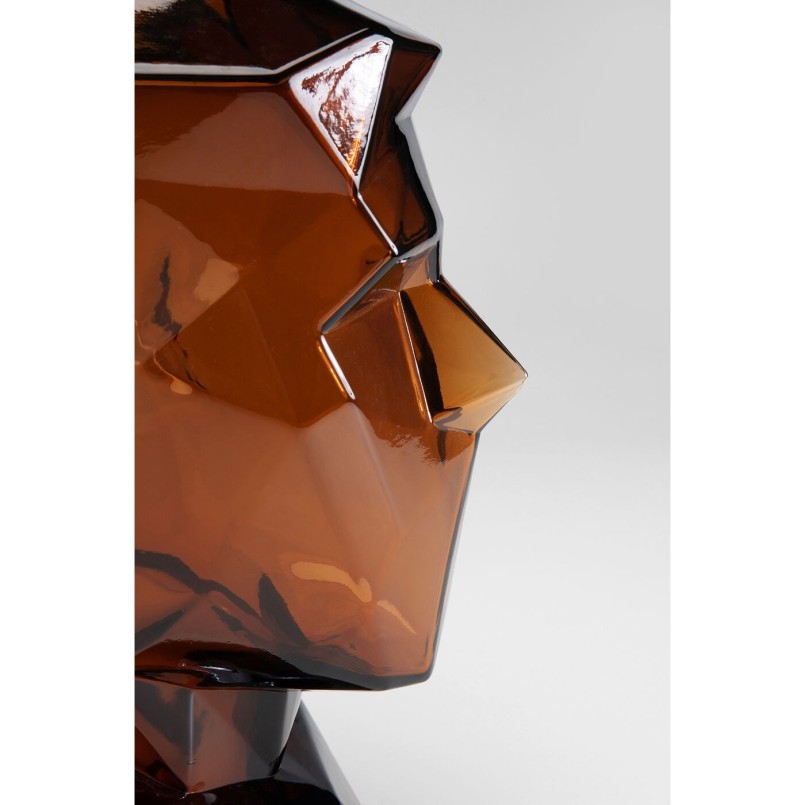 Vase Prisma Face marron 30cm
