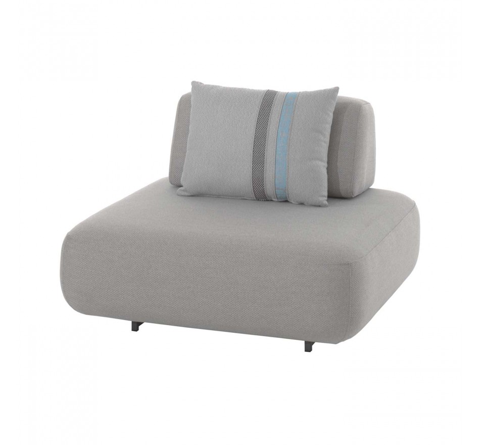 Fiori grey garden armchair Gescova