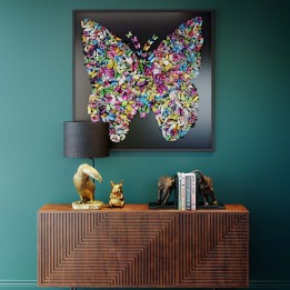 Multicolored 3D painting - Butterflies - Kare Design
