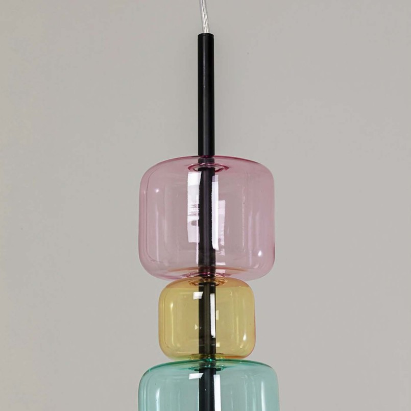 Suspension en verre multicolore - Candy Bar - Kare Design