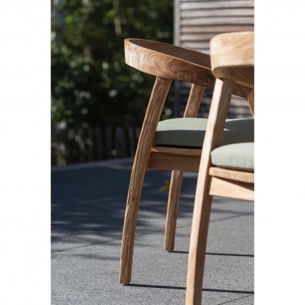 Chaise Jakarta verte Gescova