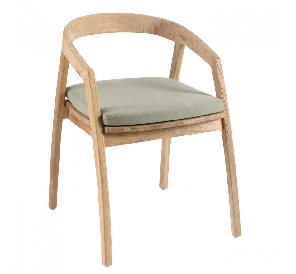 Chaise Jakarta verte Gescova