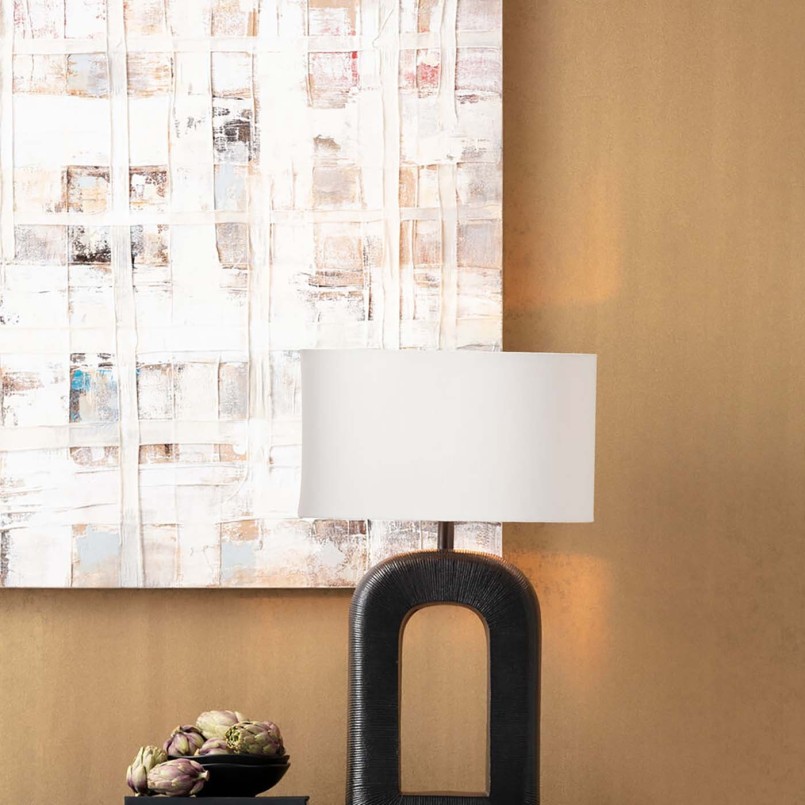 Abstract beige squared canvas - Treccia - Kare Design