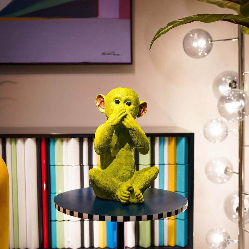 Tirelire singe vert - Iwazaru - Kare Design