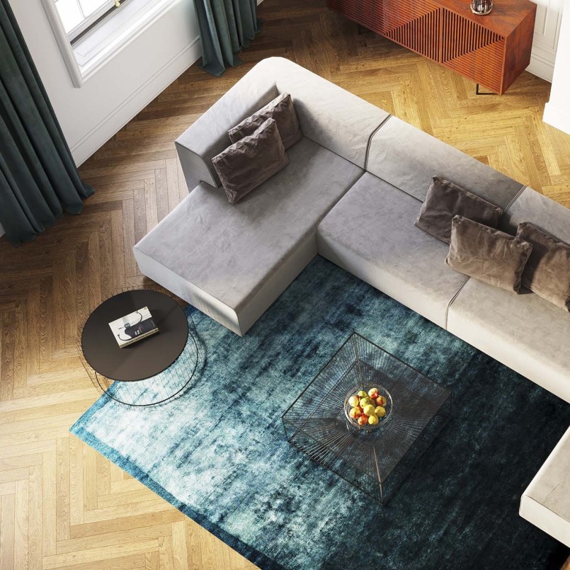 Grey contemporary meridian - Infinity - Kare Design