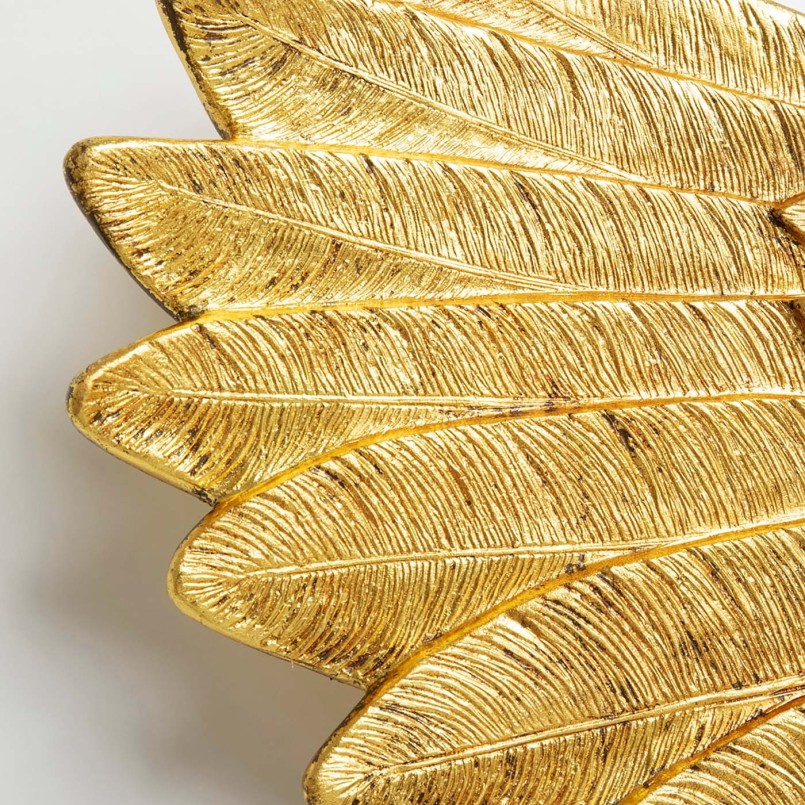 Wall decor man bust with golden wings - Kare Design