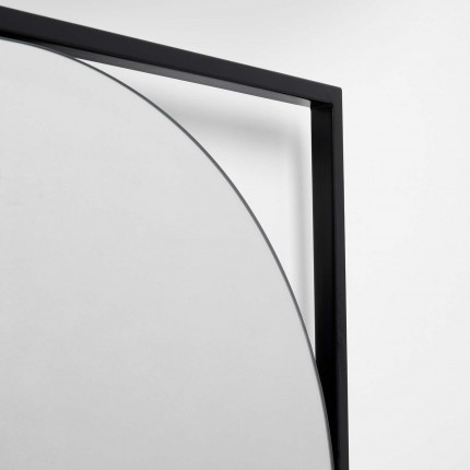 Miroir Bonita noir 81x81cm Kare Design