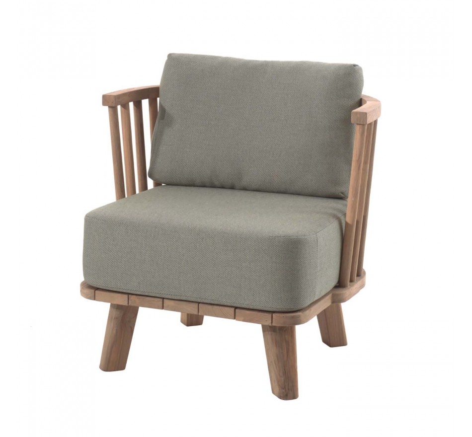 Fauteuil de jardin Casablanca vert Gescova