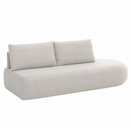 Cream teak garden sofa - Mila - Gescova