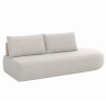 Cream teak garden sofa - Mila - Gescova