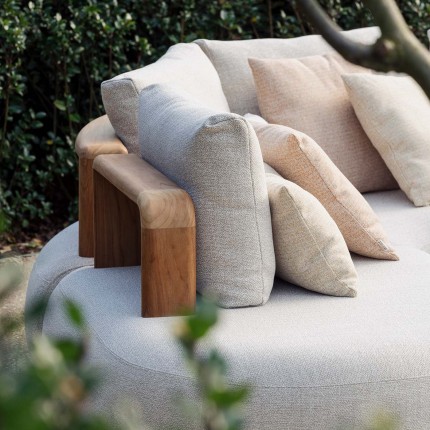 Fauteuil de jardin Mila crème Gescova