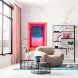 Tableau sur toile Tendency rose 150x100cm
