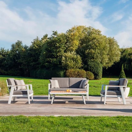 Outdoor Set Guadeloupe white Gescova