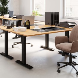 Industrial wood desk - Smart Symphony - Kare Design