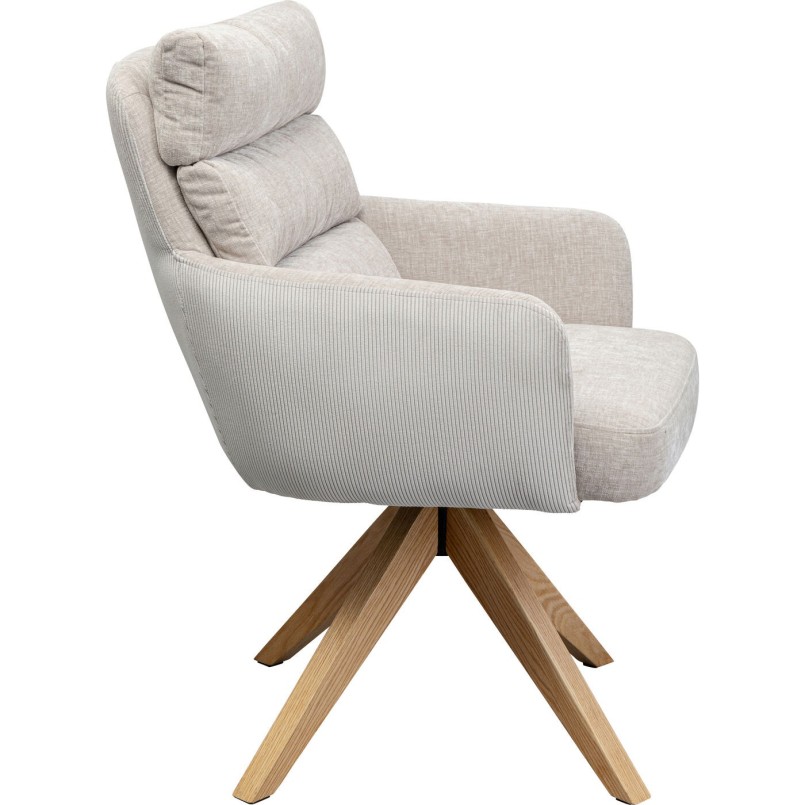 Chaise pivotante Bosse nature