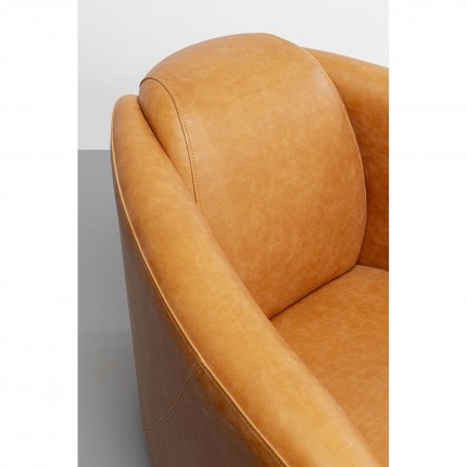 Fauteuil Cigar Lounge marron clair Kare Design
