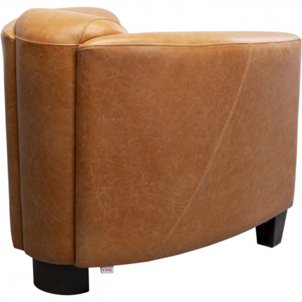 Fauteuil Cigar Lounge marron clair Kare Design