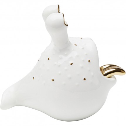 Déco Animal limace blanche et dorée Kare Design
