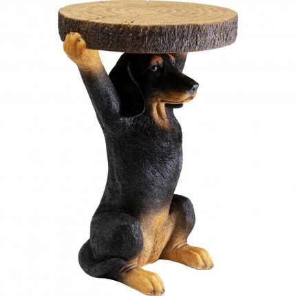 Side Table Animal black dachshund Kare Design