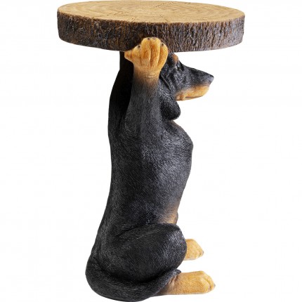 Side Table Animal black dachshund Kare Design
