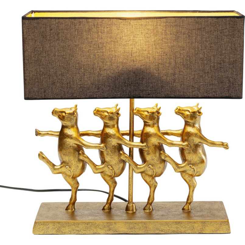 Lampe à poser Dancing Cows noir