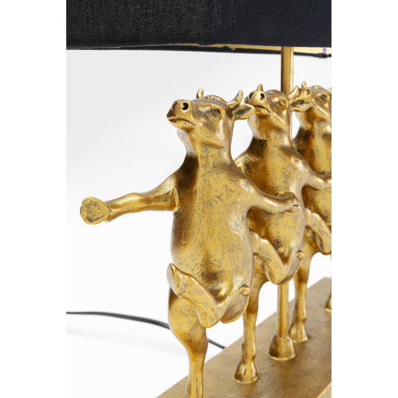 Lampe à poser Dancing Cows noir