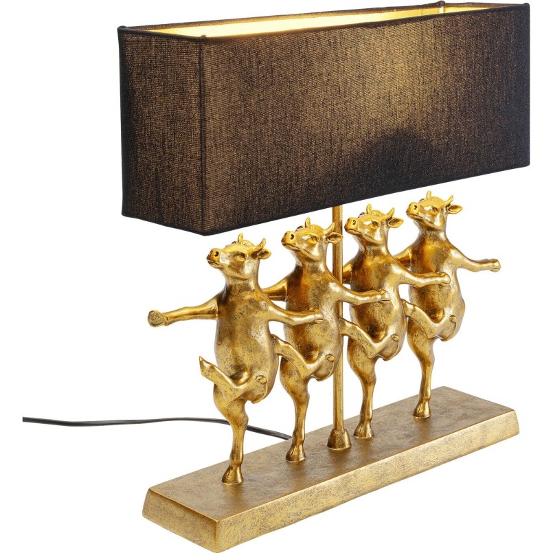 Lampe à poser Dancing Cows noir