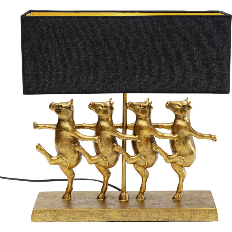 Lampe à poser Dancing Cows noir