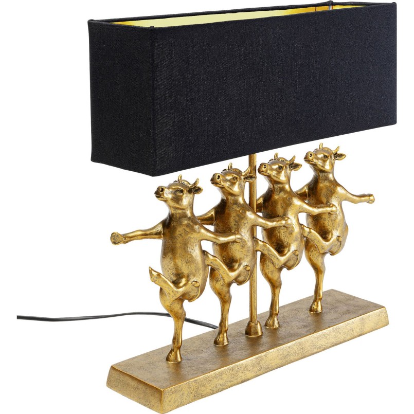 Lampe à poser Dancing Cows noir