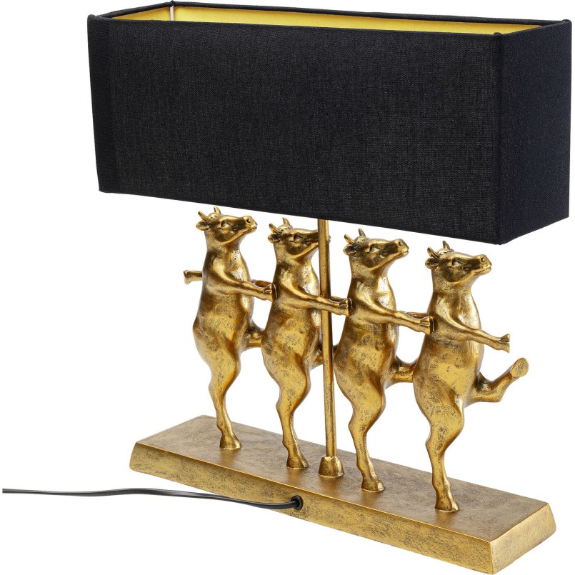 Lampe à poser Dancing Cows noir
