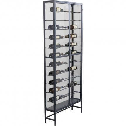 Bottle Rack Porto 180x75cm black Kare Design