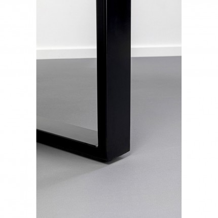 Table Eternity blanche et noire 160x80cm Kare Design