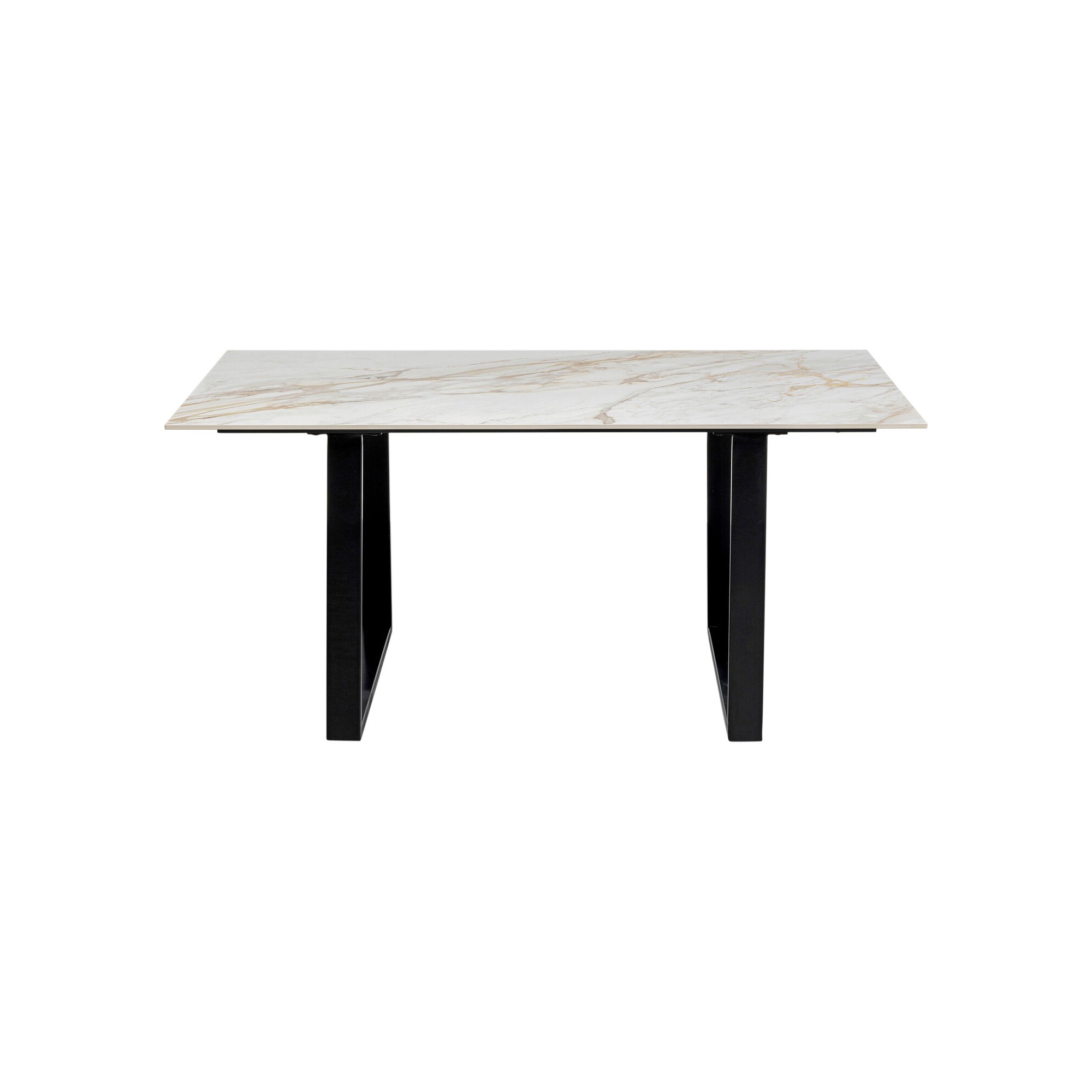 Table Eternity blanche et noire 160x80cm Kare Design