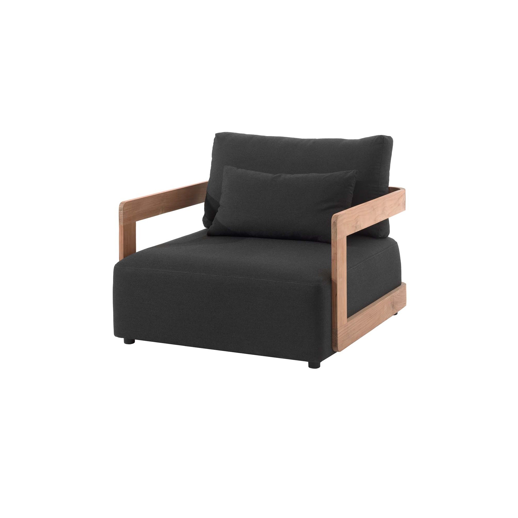Outdoor armchair Rafa dark grey Gescova